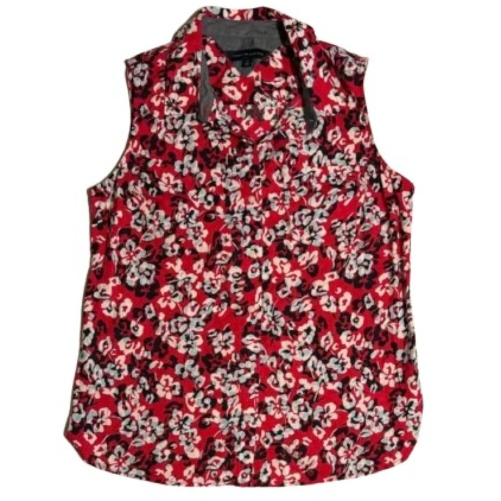 (M) TOMMY HILFIGER Sleeveless Button Down Top